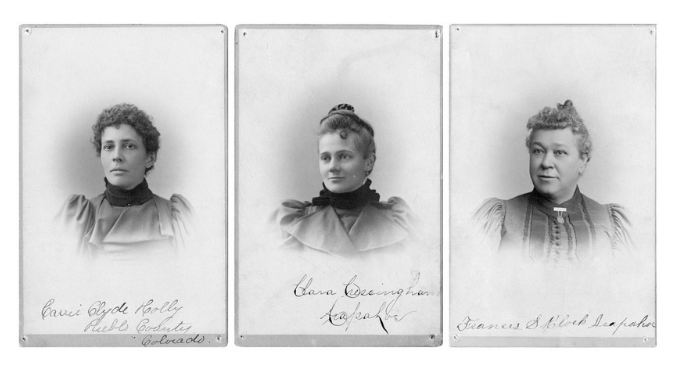 first three women elected to the Colorado Legislature