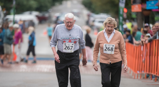 elderly couple in boulder