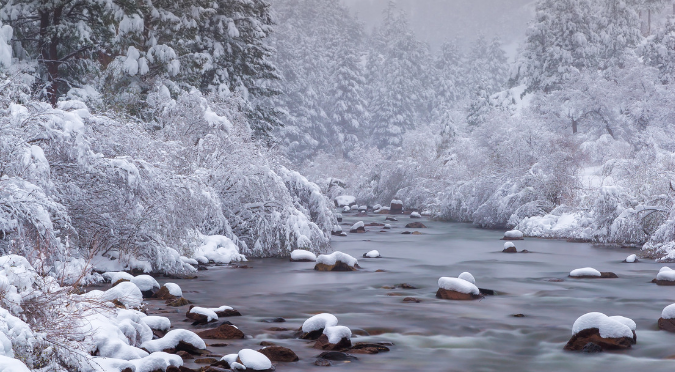 colorado winter stream