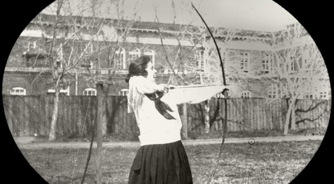 woman archer at CU