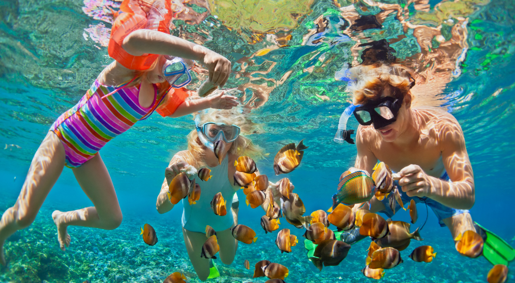 young-kids-snorkling-with-dad-looking-at-tropical-fish